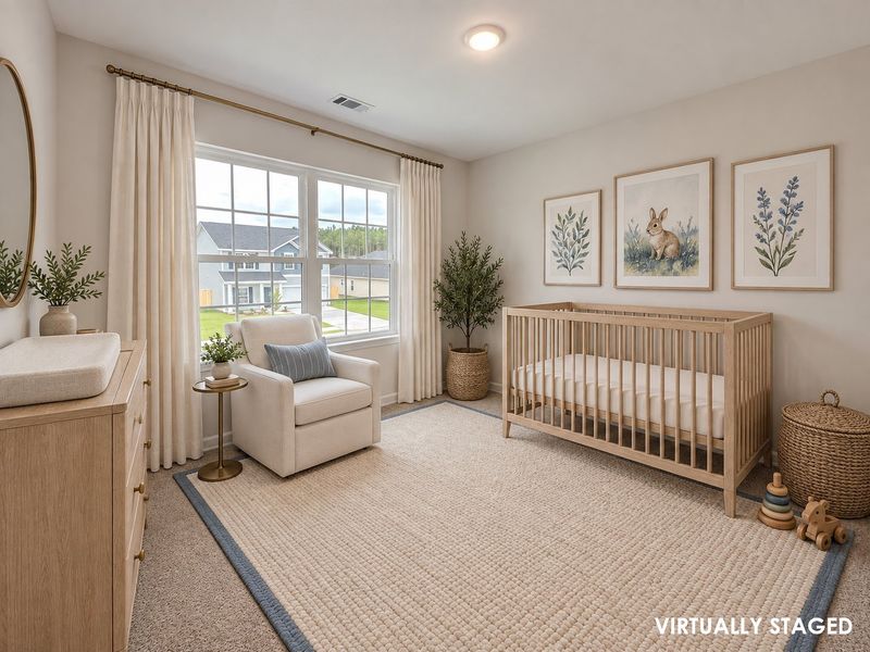 Furnished interior view inside a new home in Tranquil South, Hinesville (Image 20). Furnished interior view inside a new home in Tranquil South, Hinesville (Image 20).