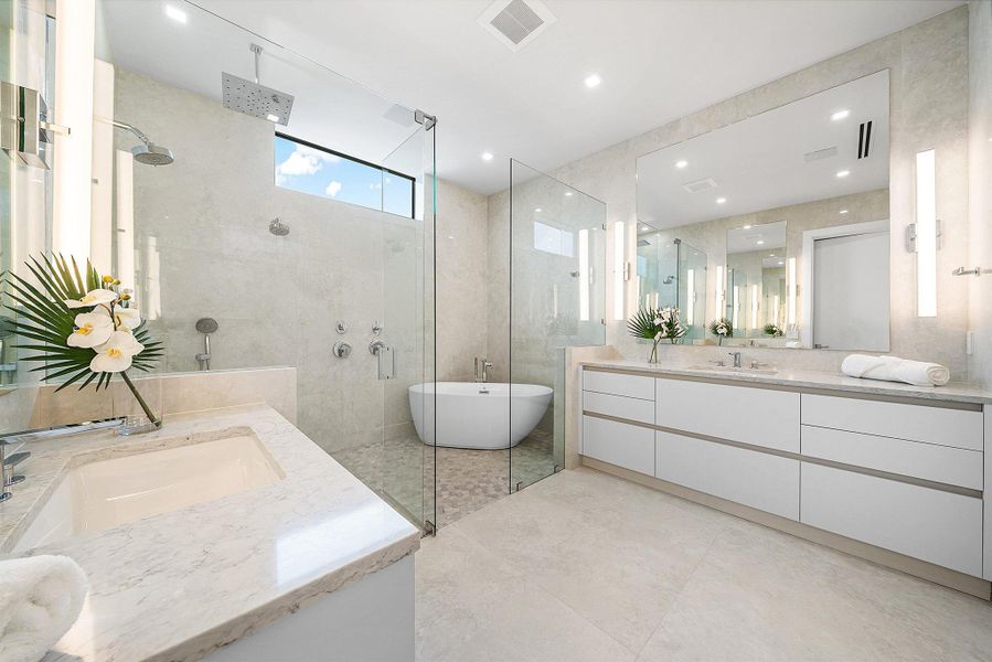 Furnished interior view inside a new home in , Delray Beach (Image 14).