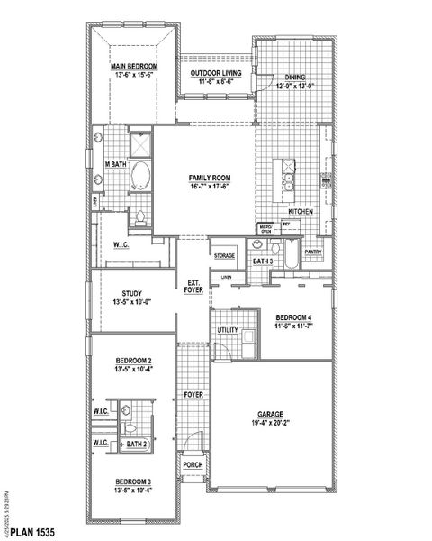 Plan 1535 1st Floor Plan 1535 1st Floor