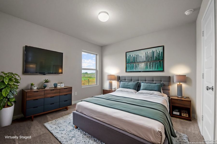 Furnished interior view inside a new home in Paloma Park, Converse (Image 9). Furnished interior view inside a new home in Paloma Park, Converse (Image 9).