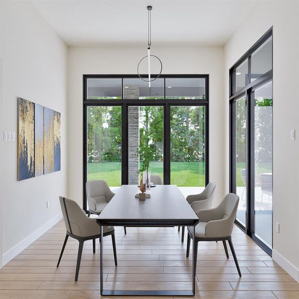 Furnished interior view inside a new home in , Graford (Image 5).