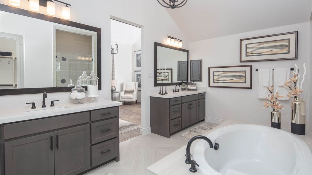 Furnished interior view inside a new home in Hillstead, Lavon (Image 10). Furnished interior view inside a new home in Hillstead, Lavon (Image 10).