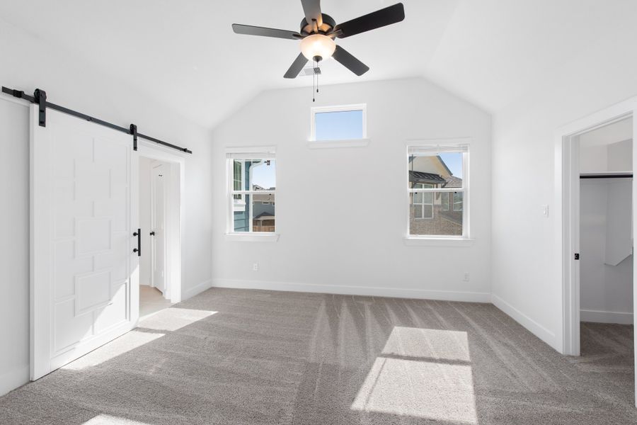 Representative unfurnished interior of a home built from the Dillon – Courtyard Collection by Chesmar Homes in Jordan Ranch, Pattison (Image 11). Representative unfurnished interior of a home built from the Dillon – Courtyard Collection by Chesmar Homes in Jordan Ranch, Pattison (Image 11).