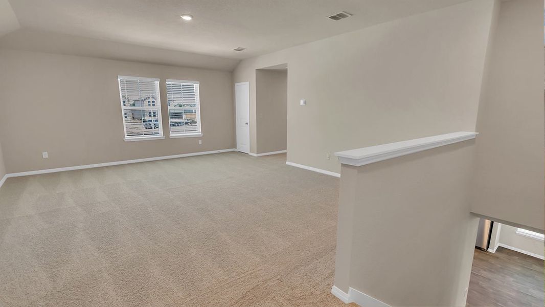 Spacious, unfurnished interior of a new home in The Preserve at Forum, Grand Prairie (Image 11). Spacious, unfurnished interior of a new home in The Preserve at Forum, Grand Prairie (Image 11).