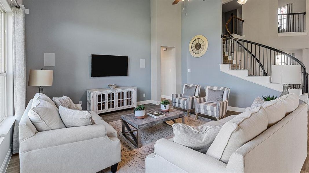 Furnished interior view inside a new home in Eden Ranch, Arlington (Image 11). Furnished interior view inside a new home in Eden Ranch, Arlington (Image 11).