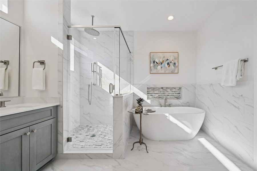 Furnished interior view inside a new home in West 21st Residences, Houston (Image 15).