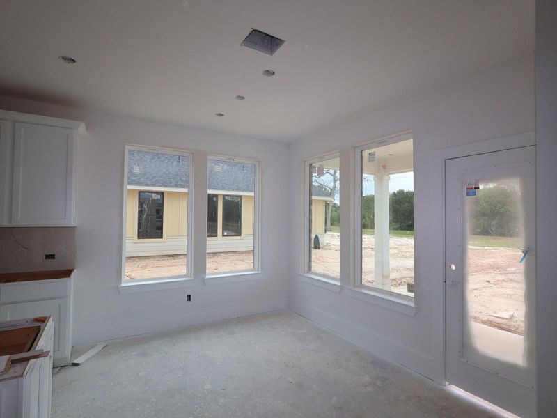In-progress construction of a new home in The Oaks on 6th Street, Magnolia, TX (Image 8).