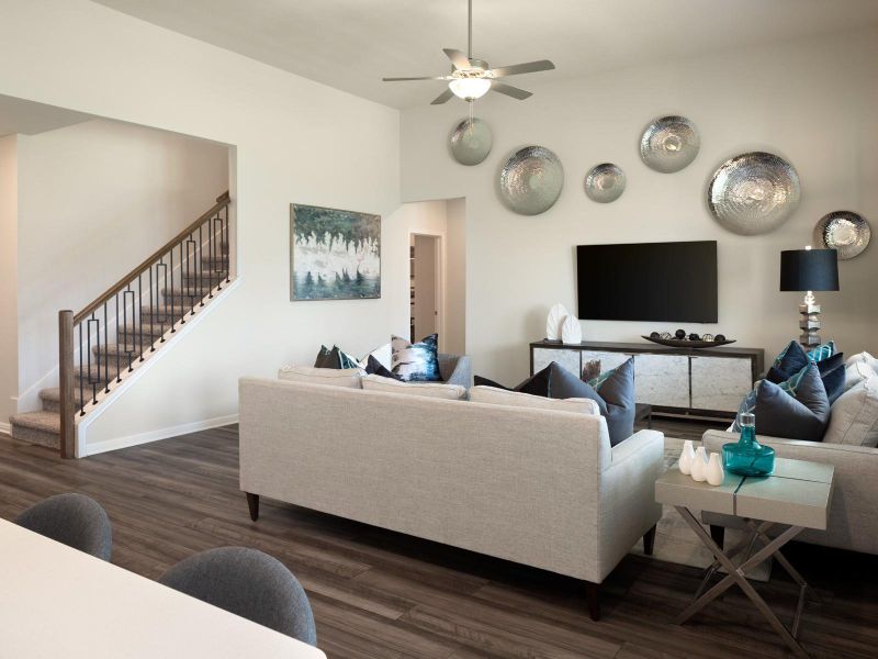 Photo is not of the actual home but is an inspirational photo of builder’s model home and may depict options, furnishings, and/or decorator features that are not included. Photo is not of the actual home but is an inspirational photo of builder’s model home and may depict options, furnishings, and/or decorator features that are not included.