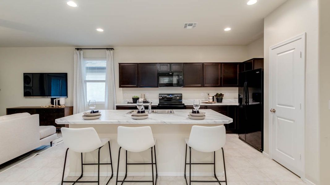 Representative furnished interior of a home built from the Hummingbird by D.R. Horton in Rio Rancho Estates, Surprise (Image 10). Representative furnished interior of a home built from the Hummingbird by D.R. Horton in Rio Rancho Estates, Surprise (Image 10).