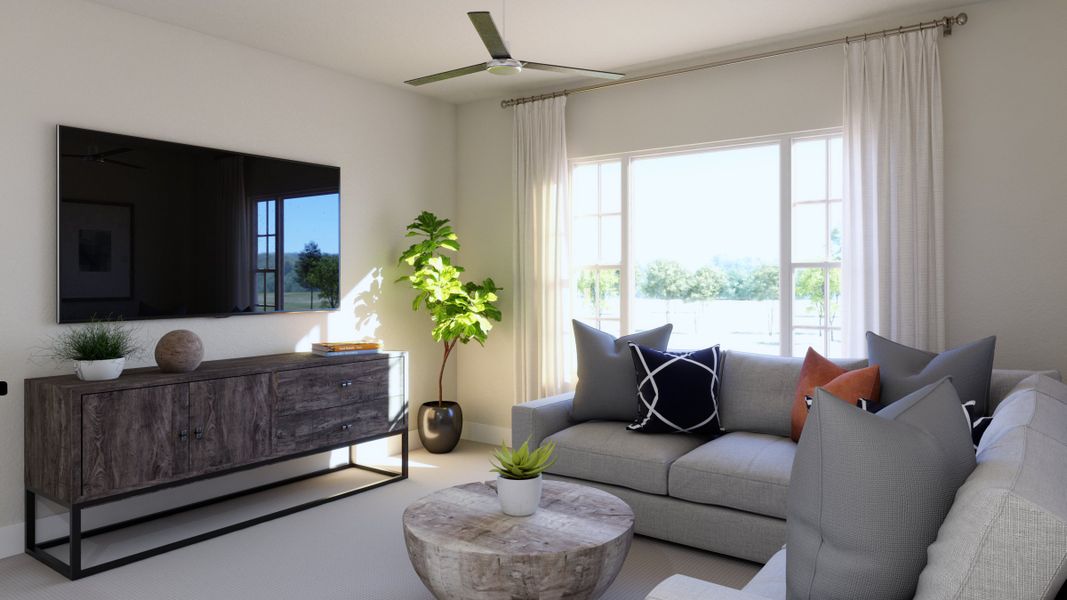 Representative furnished interior of a home built from the Monroe by Risewell Homes in Kentucky Square, Sanford (Image 16). Representative furnished interior of a home built from the Monroe by Risewell Homes in Kentucky Square, Sanford (Image 16).