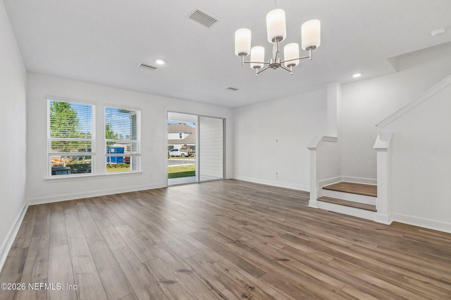 Spacious, unfurnished interior of a new home in Westerly Park at Wildlight – Overlook Collection, Yulee (Image 22).