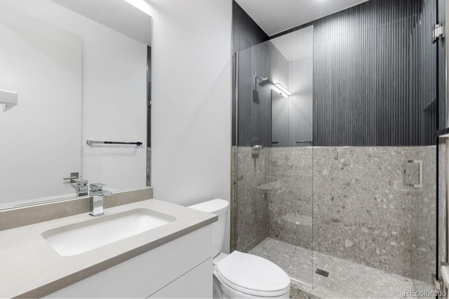 Furnished interior view inside a new home in , Denver (Image 32).