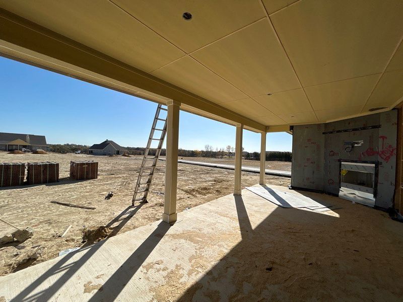In-progress construction of a new home in Creekview Addition, Van Alstyne, TX (Image 12).