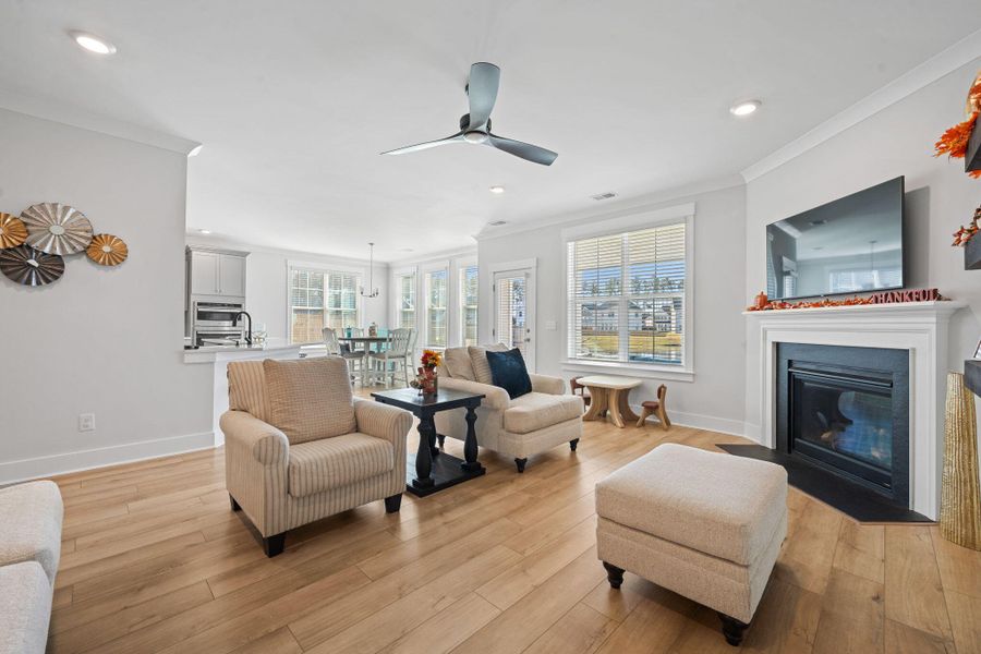 Furnished interior view inside a new home in Lochton, Summerville (Image 11). Furnished interior view inside a new home in Lochton, Summerville (Image 11).