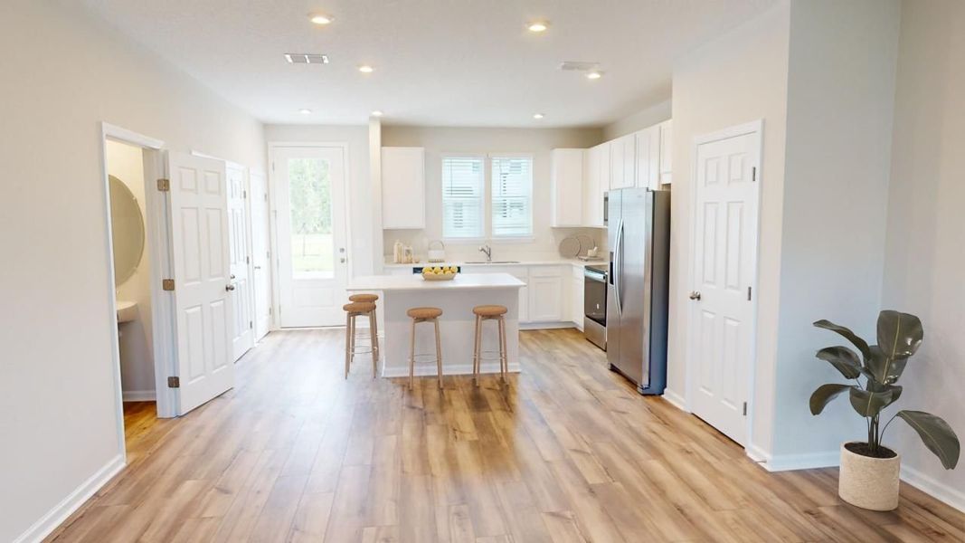 Furnished interior view inside a new home in RiverTown, St. Johns (Image 5).