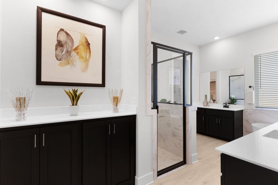 Furnished interior view inside a new home in Broken Oak, Georgetown (Image 60).