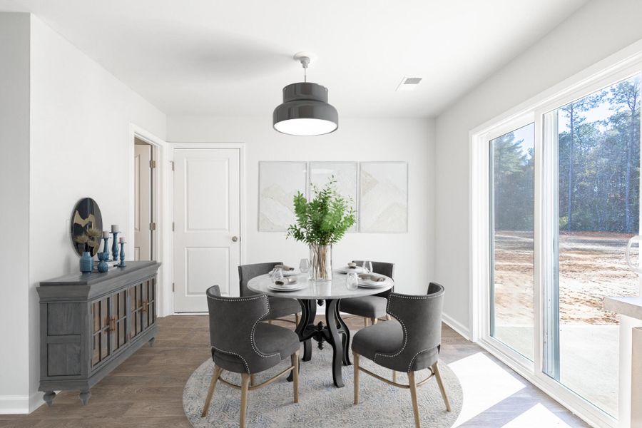 Furnished interior view inside a new home in Center Pointe, Santee (Image 5).