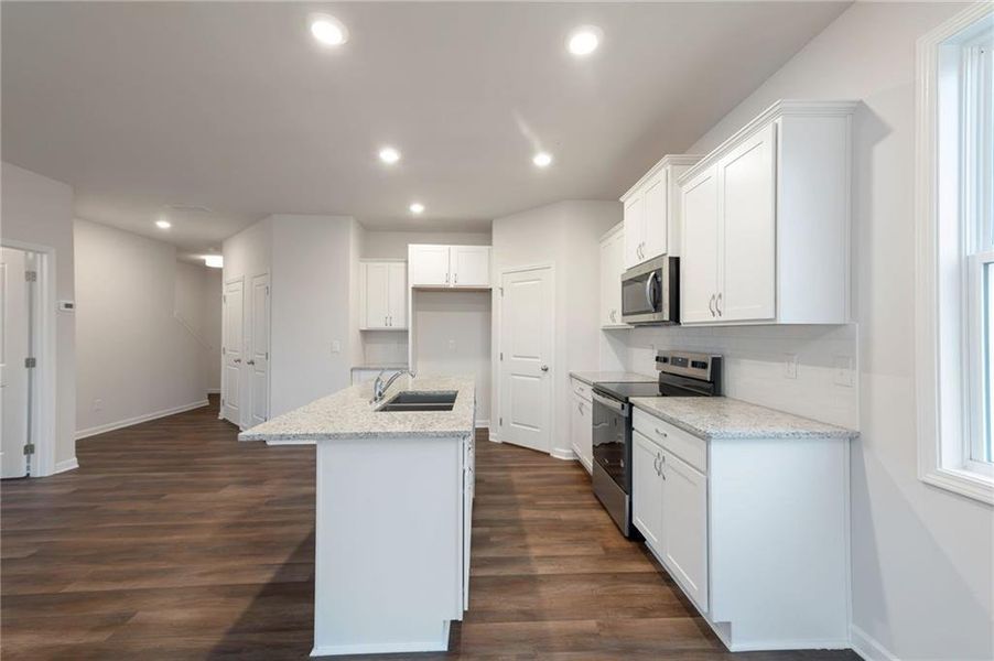 Furnished interior view inside a new home in , Calhoun (Image 5).