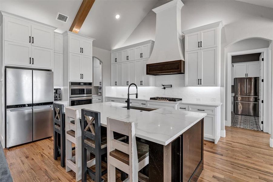 Furnished interior view inside a new home in , Godley (Image 12).
