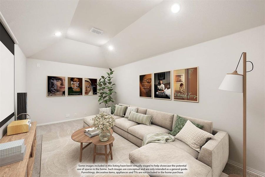 Furnished interior view inside a new home in Somerset, Venus (Image 19).
