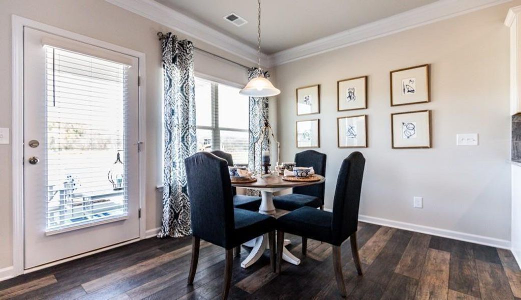 Furnished interior view inside a new home in Saddle Ridge, Calhoun (Image 3).
