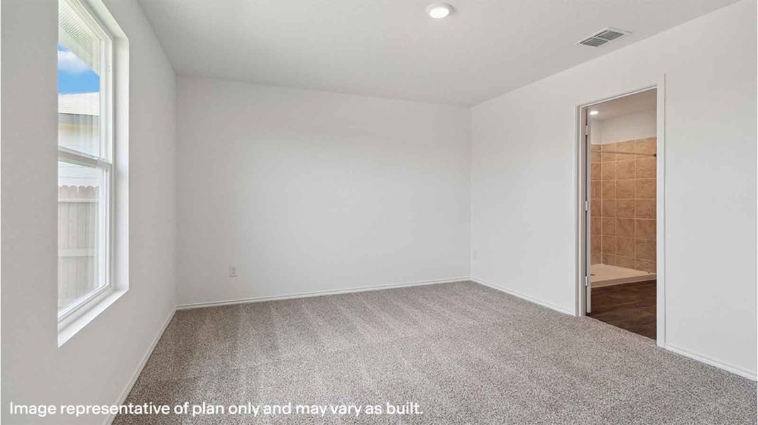 Representative unfurnished interior of a home built from the CAPROCK by D.R. Horton in Canterra Creek 45' and 50' Homesites, Iowa Colony (Image 15). Representative unfurnished interior of a home built from the CAPROCK by D.R. Horton in Canterra Creek 45' and 50' Homesites, Iowa Colony (Image 15).