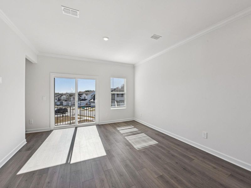 Spacious, unfurnished interior of a new home in Meadows at Wilson Farms - The Heights Series, Fort Mill (Image 11).
