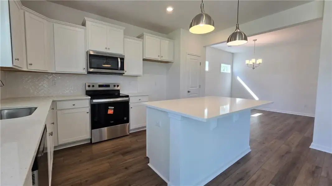 Clean lines and classic finishes define this open