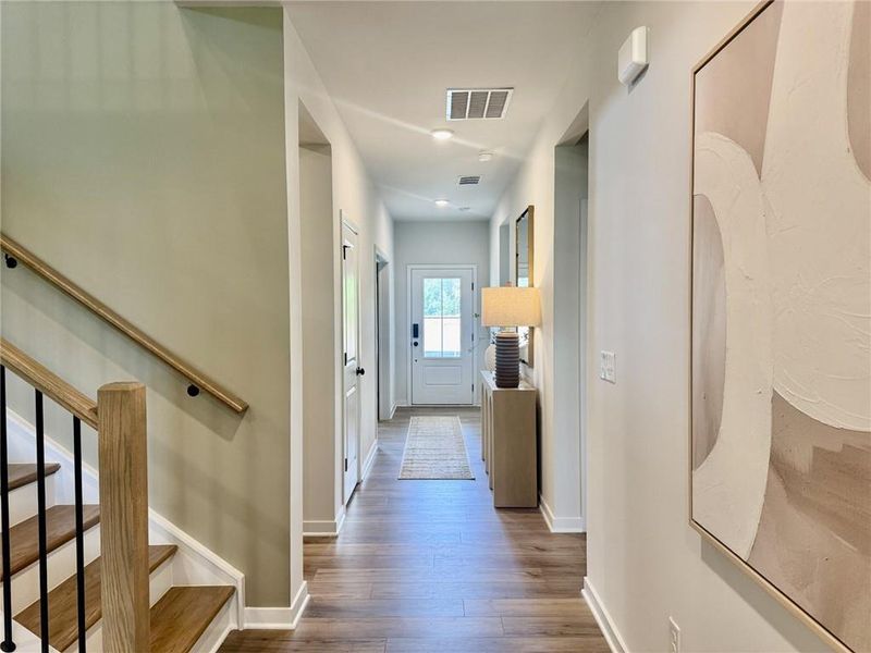 Furnished interior view inside a new home in Echo Grove, Cumming (Image 21). Furnished interior view inside a new home in Echo Grove, Cumming (Image 21).