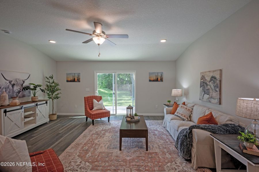 Furnished interior view inside a new home in , Jacksonville (Image 38).