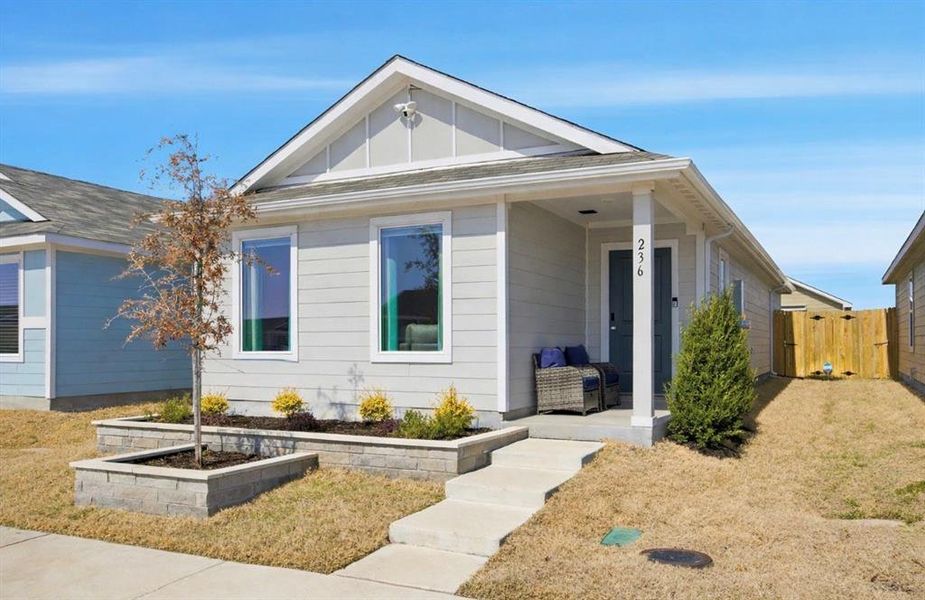 Front exterior of a new home in , Princeton, TX, highlighting curb appeal (Image 20).