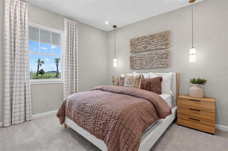 Furnished interior view inside a new home in Pasadena Ridge Master, Dade City (Image 24).