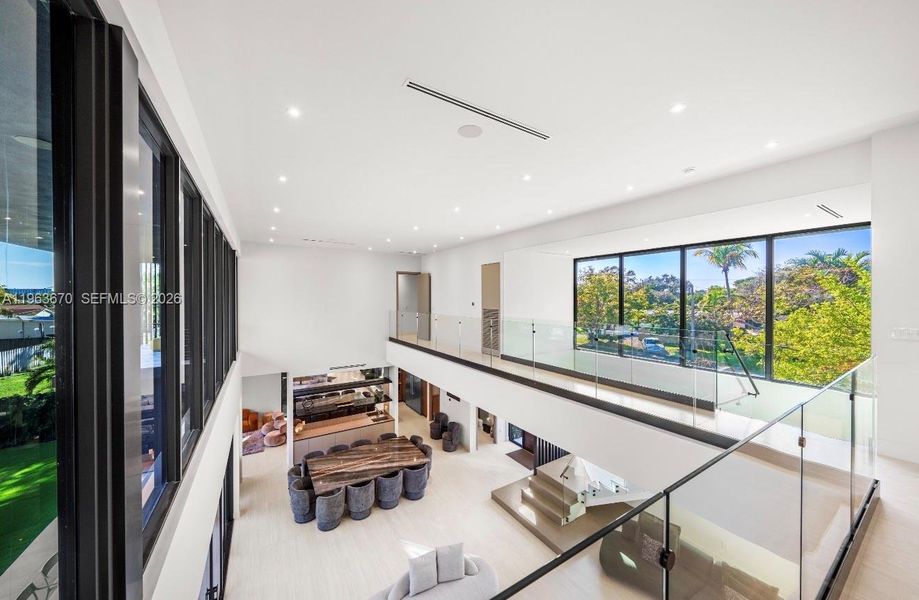 Furnished interior view inside a new home in , Miami (Image 27).