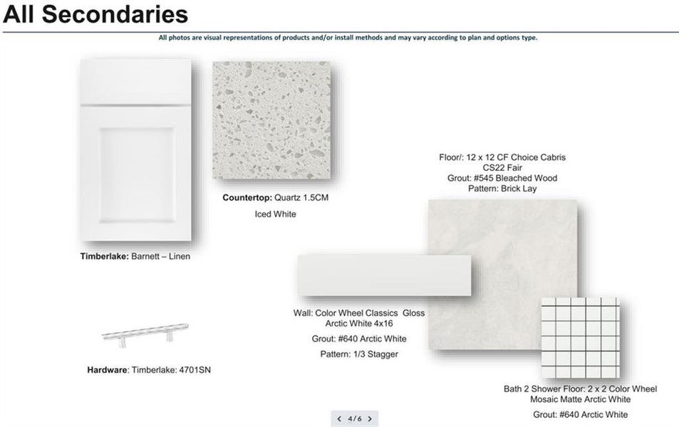 Sample of building materials used in homes in Palisades, Cumming (Image 28).