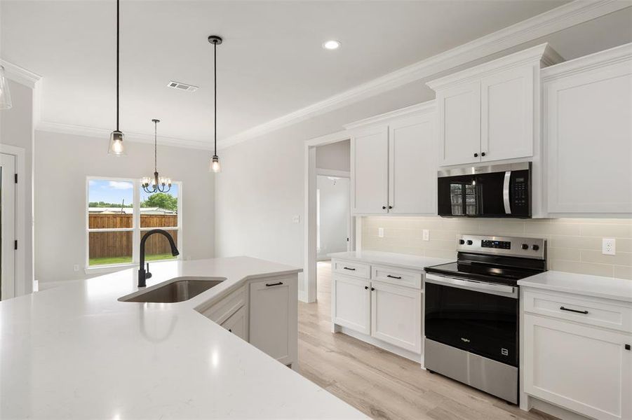Furnished interior view inside a new home in , Mabank (Image 10).