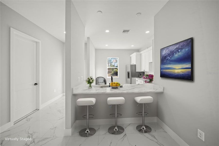 Furnished interior view inside a new home in , Lehigh Acres (Image 4).