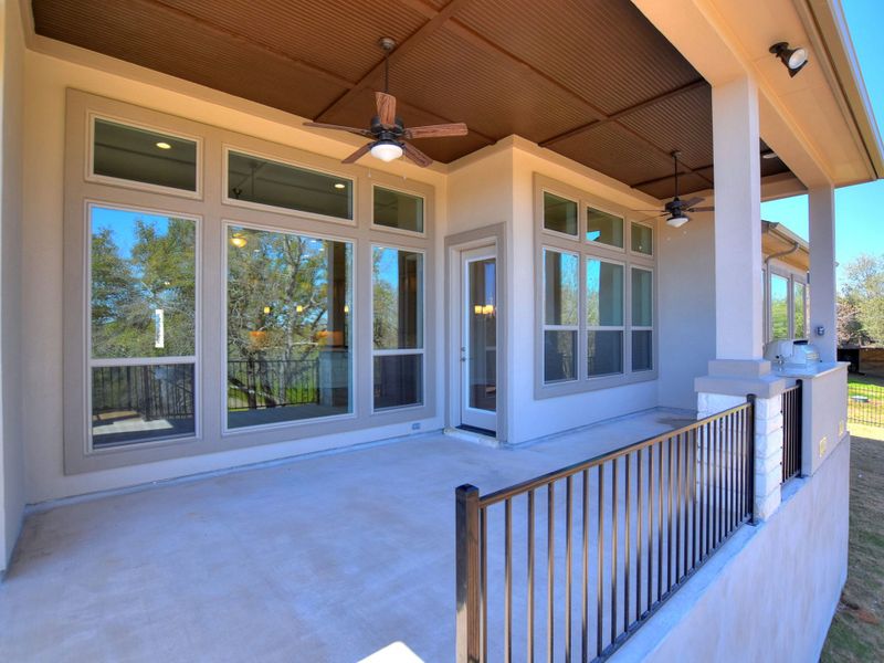 Representative exterior details of a home built from the Siena III by Giddens Homes in Clearwater Ranch, Liberty Hill (Image 83).