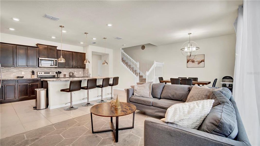Furnished interior view inside a new home in , Davenport (Image 21).