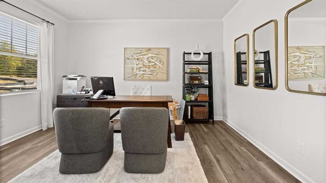 Furnished interior view inside a new home in Lost Creek, Dallas (Image 16).