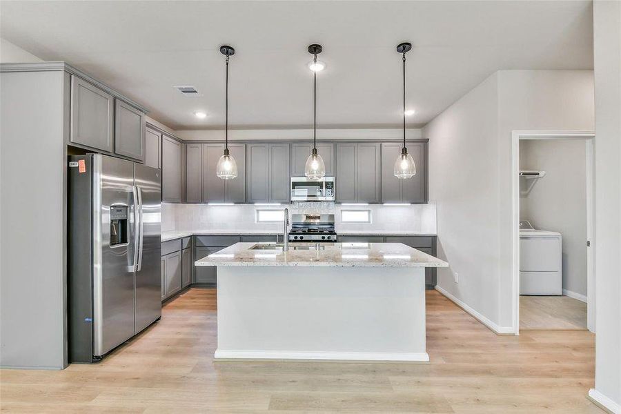 Furnished interior view inside a new home in Anderson Lake, Houston (Image 3).