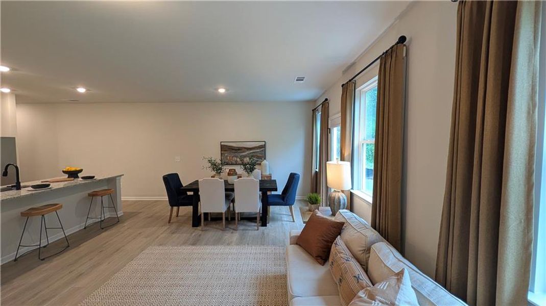 Furnished interior view inside a new home in Owen Preserve, Canton (Image 39).