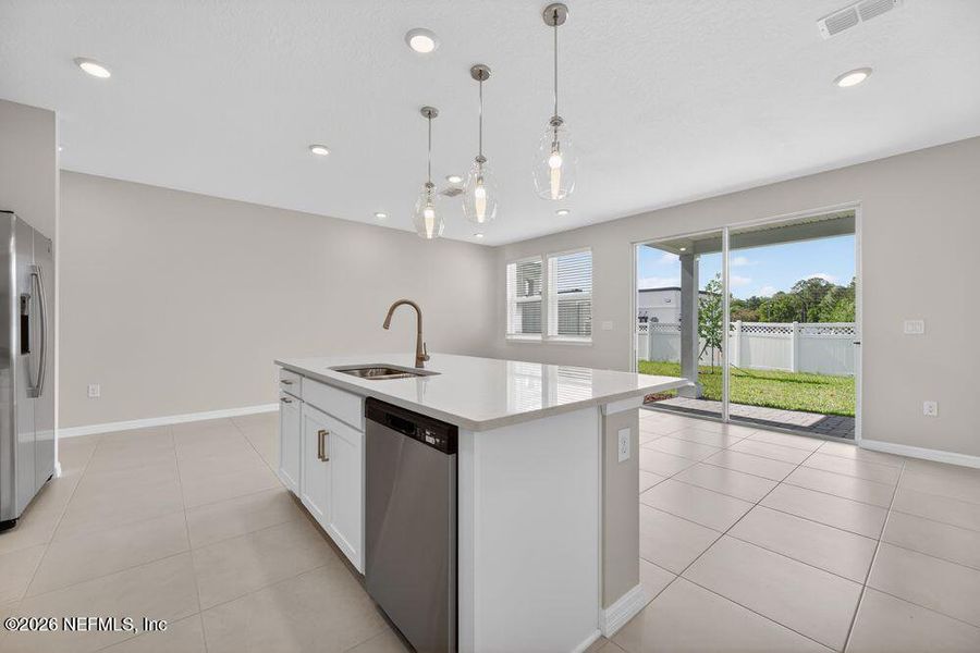 Furnished interior view inside a new home in Cherry Elm at SilverLeaf, St. Augustine (Image 12).