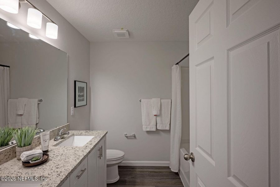 Furnished interior view inside a new home in , Jacksonville (Image 14). Furnished interior view inside a new home in , Jacksonville (Image 14).