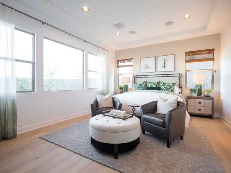 Furnished interior view inside a new home in Elegance at Eastmark, Mesa (Image 10).