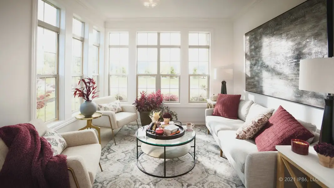 Representative furnished interior of a home built from the Palazzo by Epcon Communities in The Courtyards by The Manor, Alpharetta (Image 10).