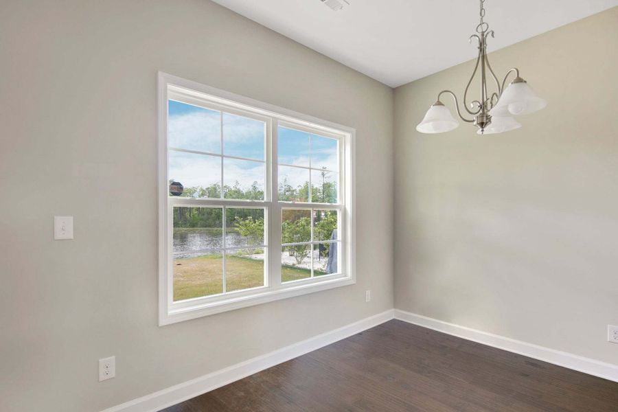 Representative unfurnished interior of a home built from the Clayton by Caviness & Cates Communities in Bartlett Manor, Youngsville (Image 142).