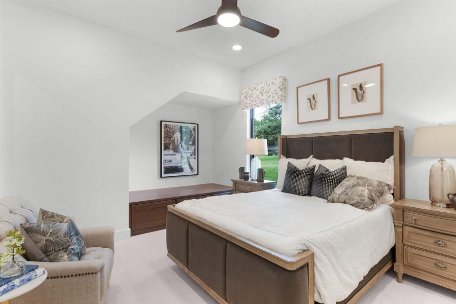 Furnished interior view inside a new home in Enchanted Bluff, Garden Ridge (Image 48).