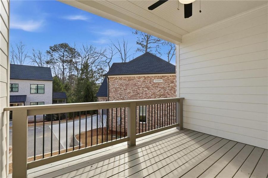 Exterior details and patio area of a home in , Roswell (Image 3).