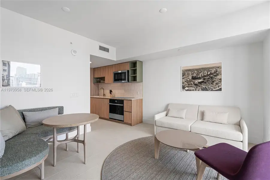 Furnished interior view inside a new home in , Miami (Image 5).