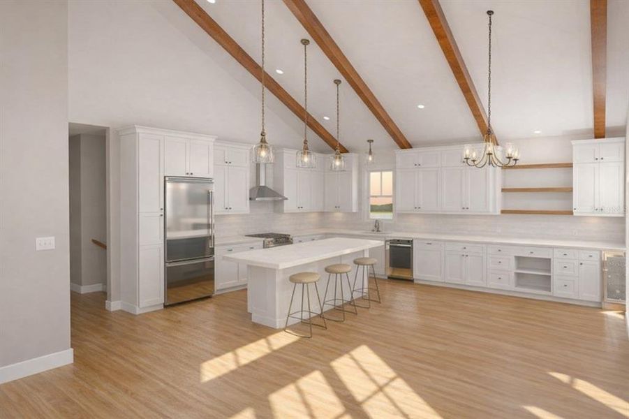 Furnished interior view inside a new home in , Tampa (Image 3).